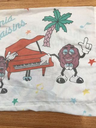 The California Raisins Vintage 1988 Pillowcase APPLAUSE LICENSING 3
