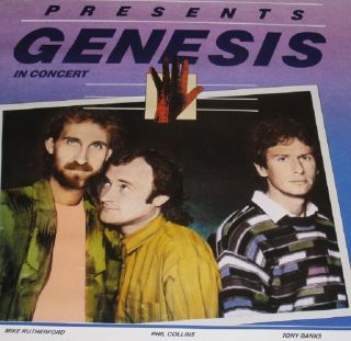 GENESIS IN CONCERT VINTAGE 1986 MICHELOB PRESENTS TOUR POSTER 30 