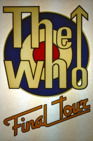 The Who,  Final Tour,  Australia 80s,  Vintage Retro Tshirt Transfer Print,  Nos
