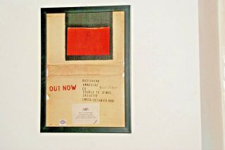 Radiohead Framed A4 Rare 2001 `amnesiac ` Album Band Promo Art Poster