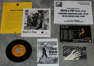 The Replacements Paul Westerberg Tommy Stinson Memorabilia - Flyers Press Kit