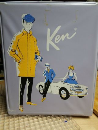 Vintage Ken Doll Case With Dolls,  Clothes And Accessories.
