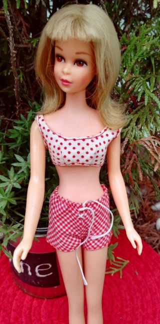Vintage Mattel Barbie Straight Leg Francie Doll Blonde 1965