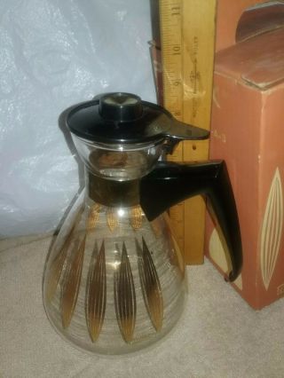 Vintage Pyrex Coffee Carafe Atomic Retro