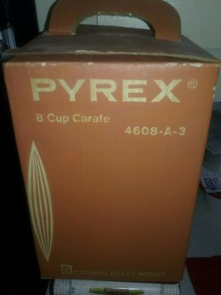VINTAGE PYREX COFFEE CARAFE ATOMIC RETRO 3