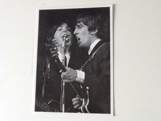 Signed flier from a Beatles appearance at the Odd Spot Club Liverpool and photo 3