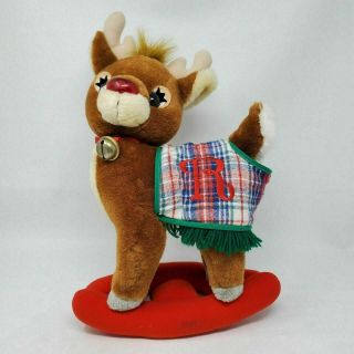 Vintage Rudolph The Red Nosed Reindeer Plush Christmas 17 " By Applause Toy