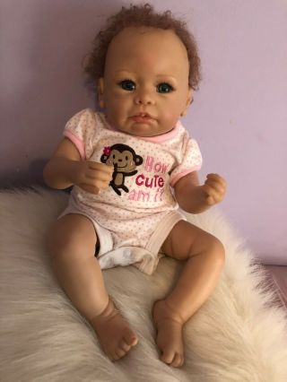 Ashton Drake Reborn Baby Girl Doll,  Sculpt By Linda Murray,  Realistic Doll 14in