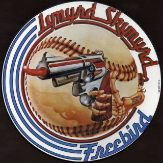Lynyrd Skynyrd.  " Freebird ".  Retro Black Picture Disc Poster Various Sizes