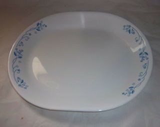 Vintage Corelle Provincial Blue Oval Serving Platter