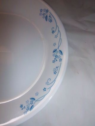 Vintage Corelle Provincial Blue Oval Serving Platter 3