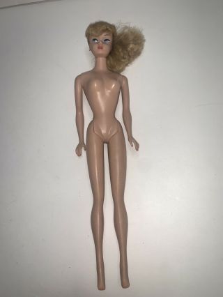 Mattel Vintage 1960s Barbie Blonde Ponytail Barbie 8 Straight Legs