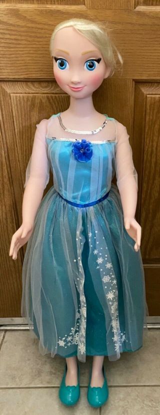 My Size Elsa Doll From Frozen In Shoes