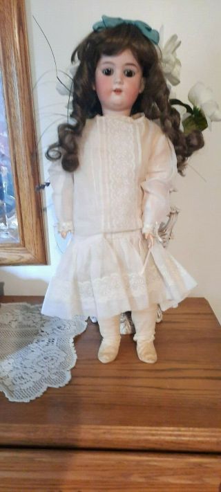 Antique Cm Bergmann Bisque Head Doll Made In Germany 23 "