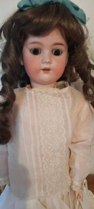 Antique CM Bergmann Bisque Head Doll Made In Germany 23 