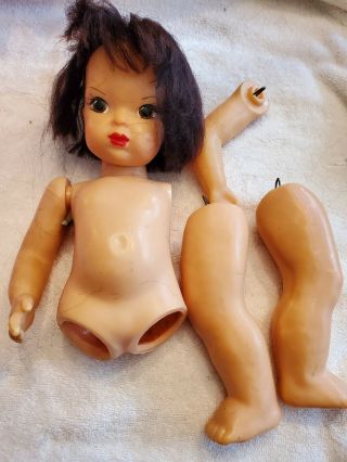 Vintage 16 " Terri Lee Doll Patent Pending Nude