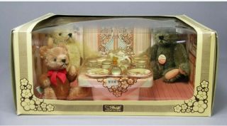 Steiff Teddy Bear Tea Party Set ♡ Only 3 ♡ 0204/16