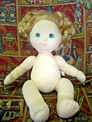My Child Doll - Vintage Mattel 1985 - Blue/green Eyes,  Blonde Curly Hair
