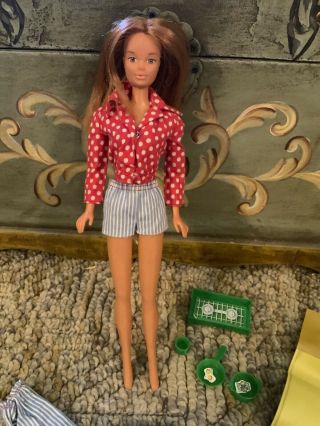 Vintage Barbie Sports Set: Yellowstone Kelley 1973 With Camping Gear - Tlc