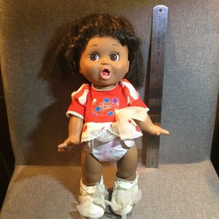 Vintage So Surprised Susie African American Baby Face Doll Galoob 1990 3