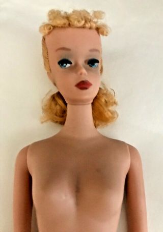 Stunning Vintage Mattel Ponytail Blonde Barbie 4 Solid Body 850