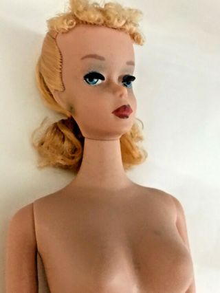 Stunning Vintage Mattel Ponytail Blonde Barbie 4 Solid Body 850 3