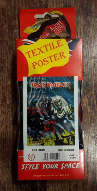 Iron Maiden Textile Poster Banner Flag Officially Licensed Rock 2