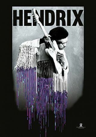 Official Jimi Hendrix - Dripping - Textile Poster Flag 110cm X 75cm