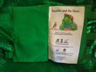 Fairytale Storybook Pillow Plush Bedtime Franklin And The Hero Turtle Child