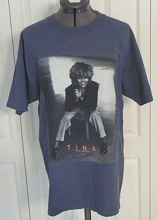 Vintage 2000 Tina Turner Twenty Four Seven Concert Tour T Shirt Size Large L