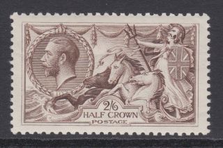 Gb Stamps King George V 1917 2/6d Seahorse High Value Bradbury Wilkinson