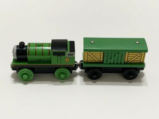 Thomas And Friends Wooden Railway Percy & Box Car