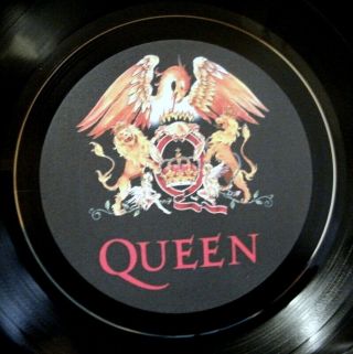 Queen Crest Freddie Mercury Etc Hand Crafted Vinyl Lp Retro Bowl Ideal Gift