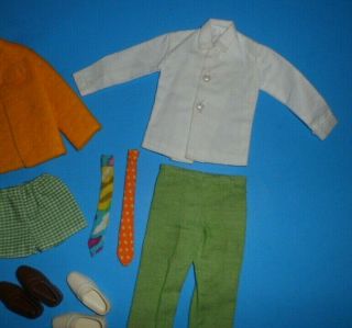 1970 ' S MOD KEN 1514 SEARS EXCLUSIVE OUTFIT CASUAL ALL STARS DOLL CLOTHES BARBIE 3