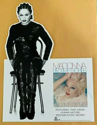 Vintage 1995 Madonna Bedtime Stories Promo Record Store Counter Display