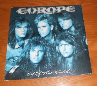 Europe Out Of This World 2 - Sided Flat Square 1988 Promo Poster 12x12