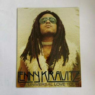 Lenny Kravitz The Universal Love Tour 24 Page Tour Programme