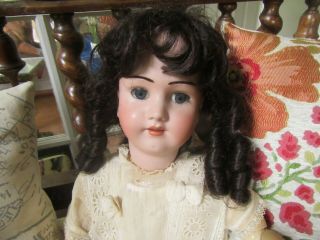 Antique German Bisque Head Doll Heinrich Handwerck Simon Halbig Org Body 26.  5 "