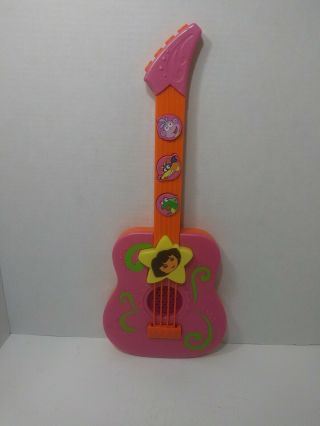 2009 Mattel Dora The Explorer Electronic Toy Guitar Light Up