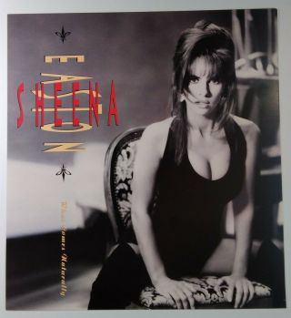 Sheena Easton Poster Promo Flat 12x12 Rare Vhtf 1991 What Comes Natural