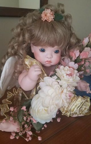Porcelain Angel Doll Unbranded