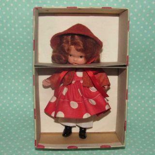 Nancy Ann Storybook Bisque Pudgy Ms Doll 129 " East Side West Side " Painted Boot