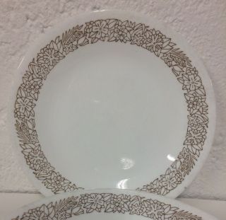 8 - Corelle " Woodland Brown " Bread & Butter Plates