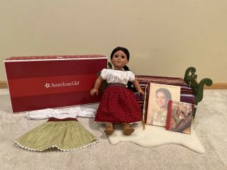 18” American Girl Doll “josephina Montoya” Outfits,  Books,  Bed.