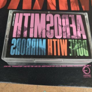 AEROSMITH Done With Mirrors Music Store Promo Easel Back Display 1985 3