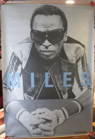 Miles Davis,  Miles,  24 " X36 " Promo Only Poster,
