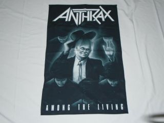 Anthrax Among The Living Textile Flag