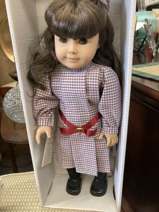 Vintage Samantha American Girl Pleasant Company 18” Doll W Box Book Meet Outfit