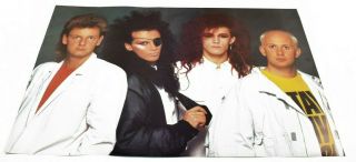 Pete Burns Dead or Alive 1980 ' s Large Music Poster Rare Produced in 80s 2