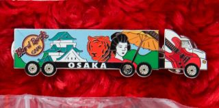 Hard Rock Cafe Pin Osaka Keep On Truckin Geisha Big Rig 18 Wheeler Truck Hat